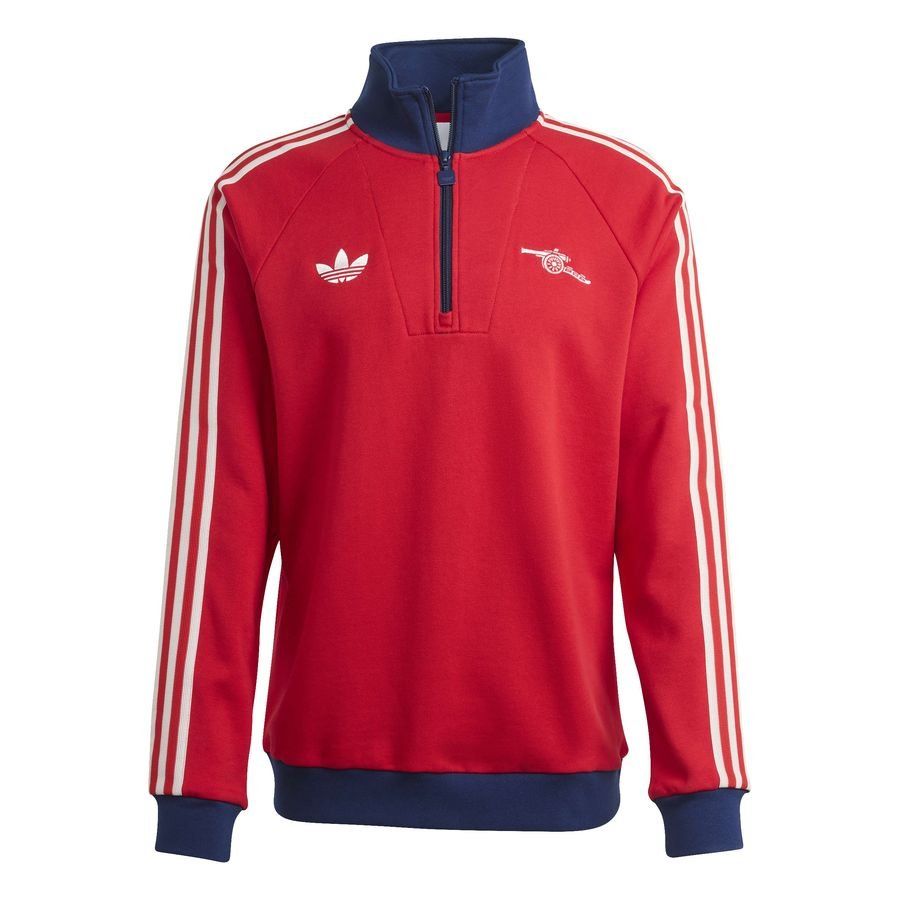 Arsenal Track Top OG Half Zip - Better Scarlet - Men's-SoccerKits Hub | Buy Soccer Jerseys Online